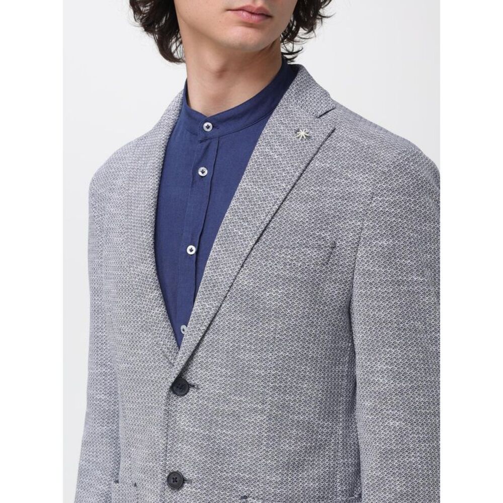 Manuel Ritz Jacket Men Blue - Picture 4 of 4